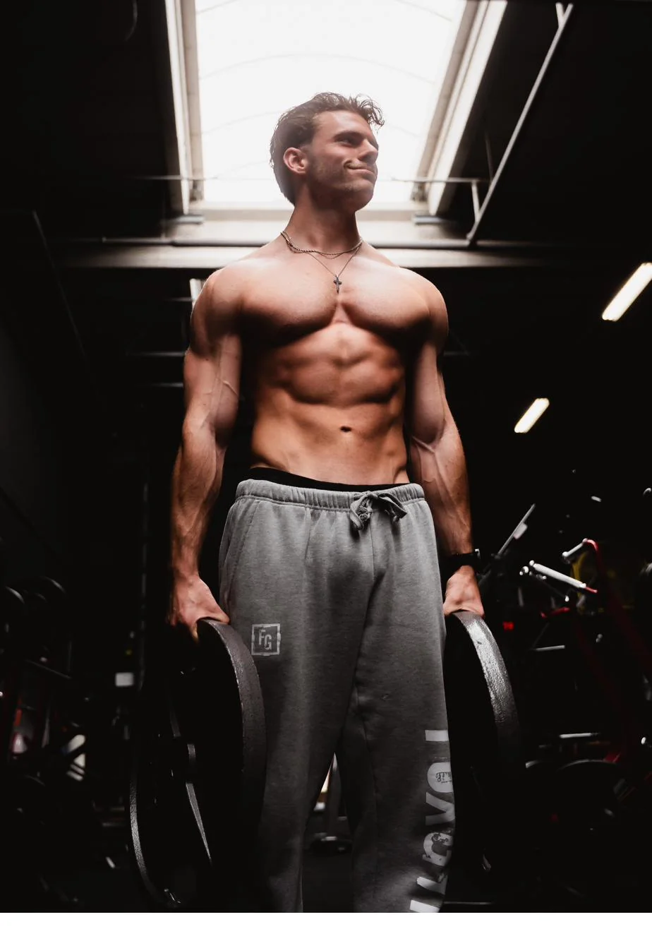Arne de Ruijter in de gym